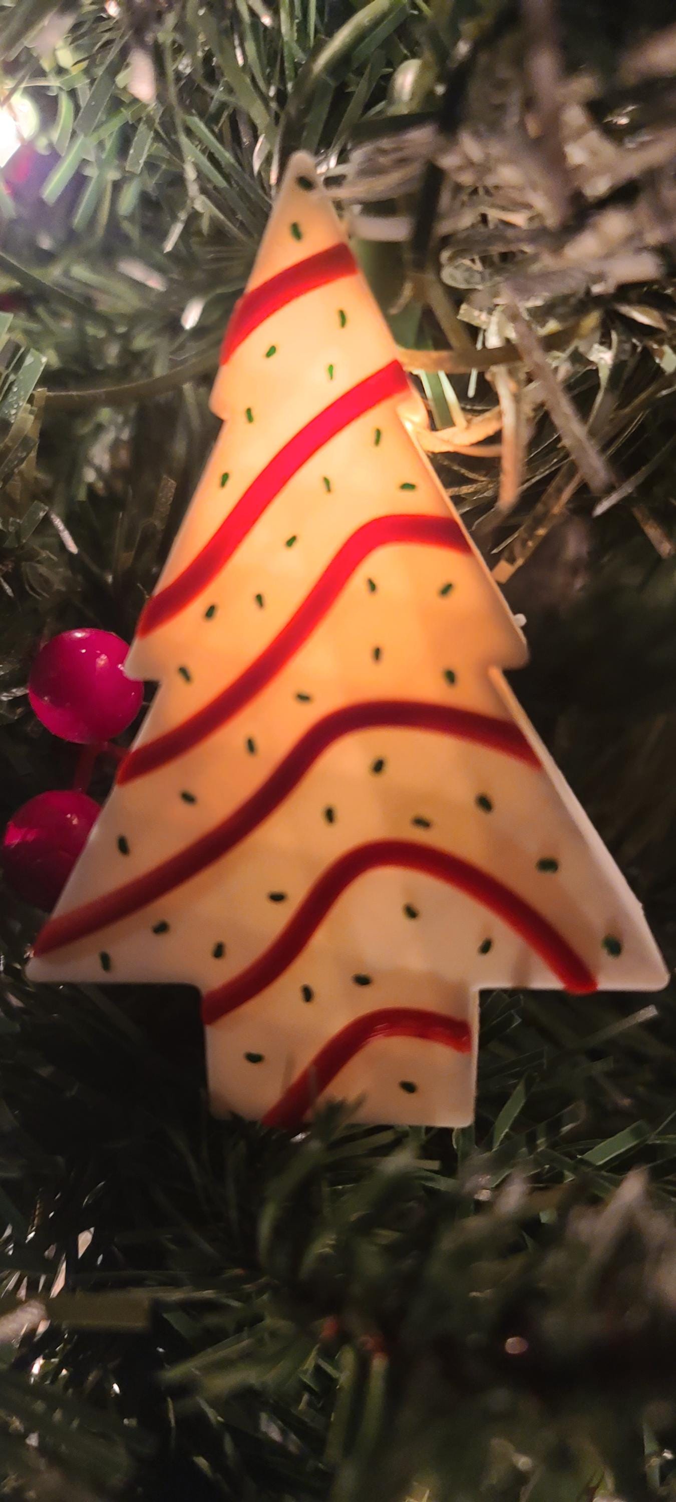Christmas Tree Cake Ornament