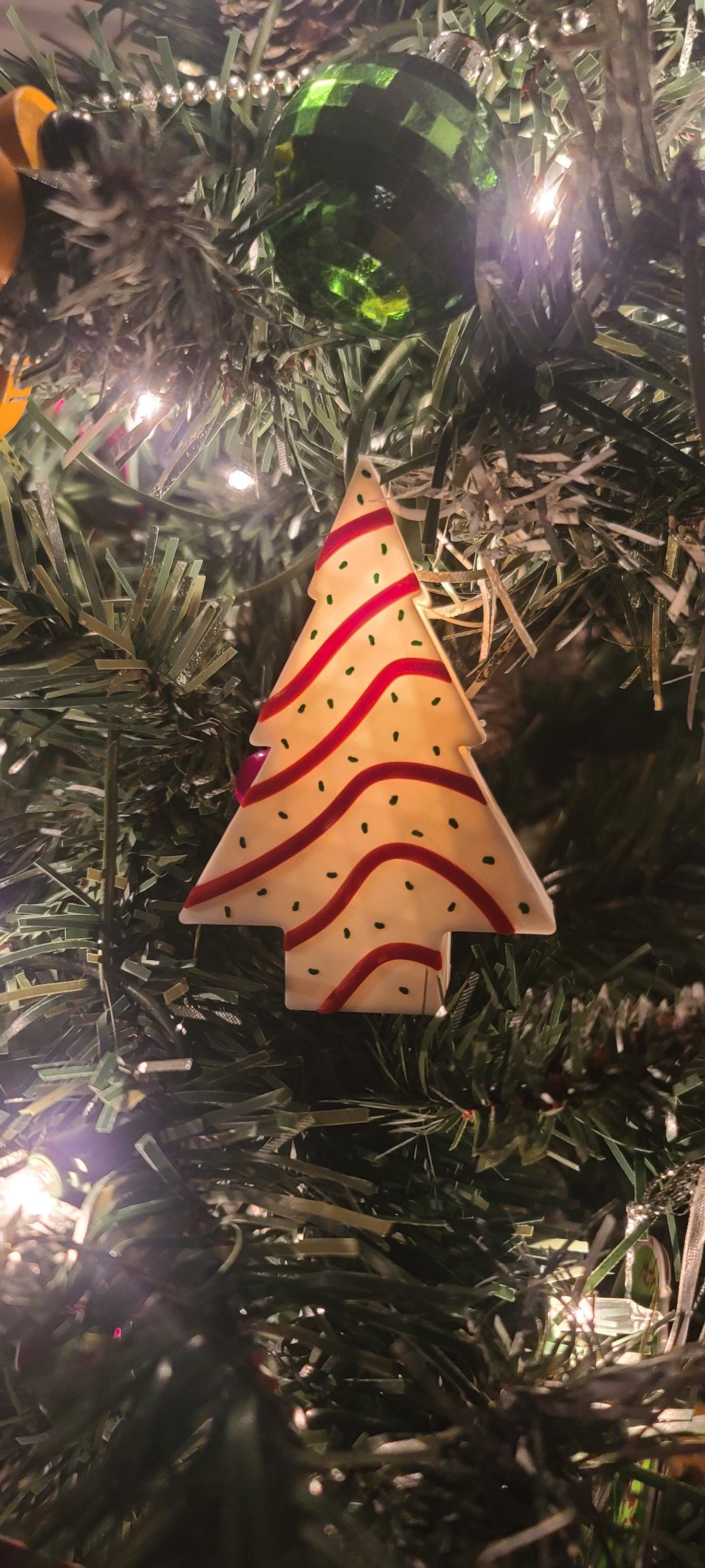 Christmas Tree Cake Ornament